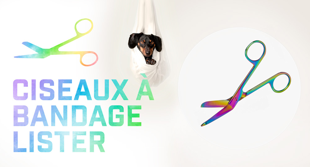 Ciseaux à bandage Lister
