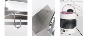 Vet-Tables avec plateau en "V" chauffant